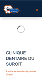 Mobile Screenshot of cliniquedentairedusuroit.com